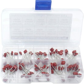 PENGLIN 100個 CBB 金属化ポリプロピレンフィルムコンデンサ セット メタライズドポリエステルフィルムコンデンサ 10種類 63V / 100V 10nF〜470nF