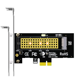 GLOTRENDS PA09-X1 M.2 PCIe X1ϊA_v^[J[hAM.2 PCIe 4.0/3.0/2.0 SSD (NVMe/AHCI Key M)pM.2lWtAM.2 SSD gJ[hAPCIe X1/X4/X8/X16 [ɑΉAPCIe X1ш敝