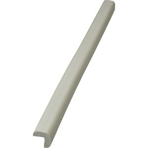 TRUSCO(トラスコ) 安心クッション L字型 油面接着 小 1本入 ライトグレー TAC13YS