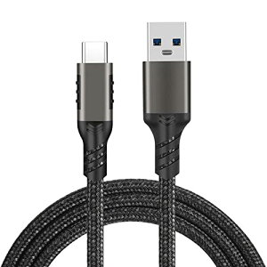 USB C to USB�P�[�u�� (2m/�K���F/10Gbps�f�[�^�]��) USB-C & USB-A 3.2(Gen2) �P�[�u�� 60W 20V/3A USB A to USB C�P�[�u�� �X�}�[�g�t�H��/���b�v�g�b�v/�^�u���b�g�ȂǗl�X��USB C�f�o�C�X�ɑΉ�