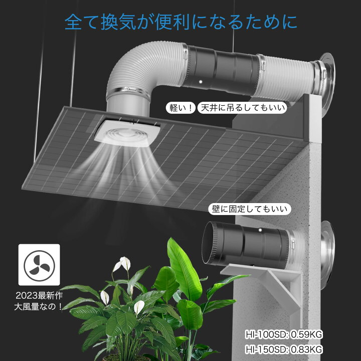 楽天市場】Hon&Guan ダクトファン 150mm 中間取付型【インボイス制度 