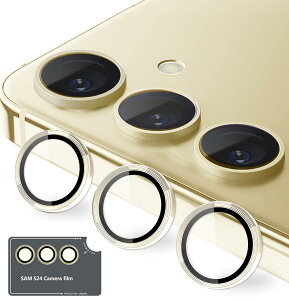 Kakuki for Galaxy S24 �p �J�����t�B���� [Kakuki] �M�����N�V�[S24 (SC-51E / SCG25) �J�����ی�t�B���� ���^ �����K���X �ϏՌ� �Ɨ��^ �I�o�I�[�o�[�h�~ �A���~���� �J�����J�o�[ (�C�G���[, Galaxy S24)