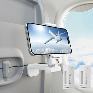 Klearlook 飛行機 スマホスタンド ホルダー 【折畳小型・360度回転】 卓上/クリップ式 スマフォンスタンド 安定性 コンパクト 携帯ホルダー 携帯便利 滑り止め加工 全てのPhoneに対応 キッチン/