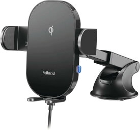 ペルシード(Pellucid) 車内用品 スマホホルダー 自動開閉ロングアーム 吸盤貼付けタイプ PPH2308