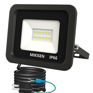 MIKISEN led  Ɠ Ŕ 10w F 1200LM 6500K 100w 1.8R[h IP66h A[X[qt2PvO 120°Lp 100VΉ [NCg HpCg ledCg  Ɠ O W ԏ