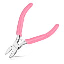 LEONTOOL ミニニッパー 工具 手芸 バネ付 小型ニッパー 斜めプライヤー ワイヤーニッパー ミニマイクロ プラスチック…