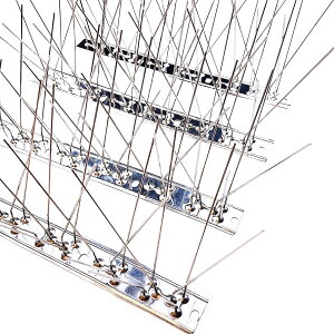 ONESORA 鳥よけ 鳩よけ 100%ステンレス製 バードピン 【総長:1m】 鳥よけピンシート とげとげ 有刺鉄線 カラスよけ フン害対策 鳥害対策 耐久性 屋上 ベランダ カーポート 軒下 車庫 TVアンテナ