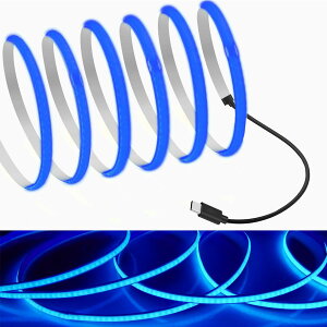 RYE COB e[vCg2m u[ 5V TYPE C ڑP[uLEDXgbvCg 5mmtLVu x LEDCge[v 320LEDs/m 180°CRI=90 ʃe[vό`\ ؒf\ fXNAPCAerAQ[