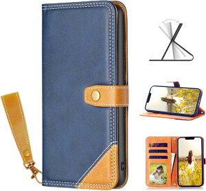 Xiaomi Redmi 12 5G XIG03�P�[�X �蒠�^ �V���I�~ 12 5G �X�}�z�P�[�X �蒠 Redmi12 xig03 case �J�[�h������[ �X�^���h�@�\ �}�O�l�b�g�� �X�g���b�v�t Redmi 12 �g�уJ�o�[ (Redmi 12 5G,�u���[)