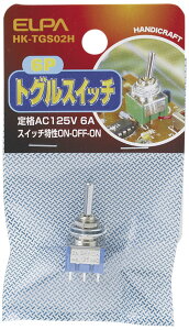 Gp (ELPA) gOXCb` 6P AC125V/6A ON-OFF-ON HK-TGS02H