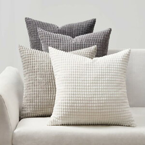 Topfinel �N�b�V�����J�o�[ 45 45 �O���[ 4���Z�b�g �R�[�f�����C �O���f�[�V���� �N�b�V�����J�o�[���� �\�t�@ �Q�� ���r���O �x�����_ �q���ӂ���