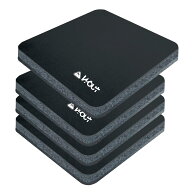 ゴム マット【 独自開発の超高密3層 防音 防振 構造・TL-Pro(tm)採用 】15cm角 20mm圧 (2〜6枚セット) Wo…