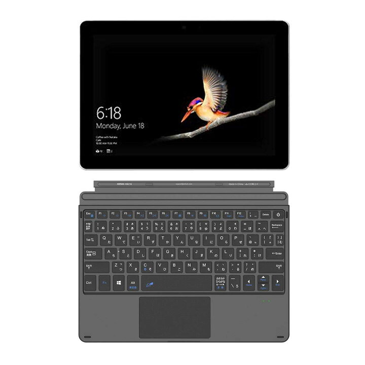 楽天市場】Arteck マイクロソフト Surface Go タイプ カバー 