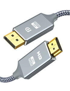 Snowkids DisplayPort to HDMI P[u 1.8m 4K𑜓xΉ fBXvC|[g-HDMI ϊP[u DP to HDMI P` IXEIX