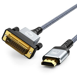HDMI-DVI ϊP[u 1.8M oΉ dvi hdmi ϊ P[u 1080PΉ DVI-D IX-HDMI ^CvAIX PS4 PS3 TV j^[ vWFN^[ɓKp