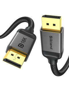 16K DisplayPort P[u 2.1Ki 2MyVESAF؁zSilkland fBXvC|[g P[u 16K/8K@60Hz 4K@240Hz/165Hz/144Hz DP 2.1P[uy40Gbps / HDR/DSC/FreeSyncG-Syncz