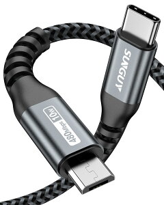 SUNGUY Type C Micro USB P[u 2M (USB C to micro) OTGP[u ^CvC }CN ^CvB [dP[u USB2.0 f[^] AndroidX}z ȂǂɑΉ 2m O[
