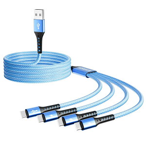 [dP[u USB A4^CvcP[u 4 in 1 ^CvQC3.0}[d }`Type-CP[u f[^]usb c P[u iPhone 16 15 Plus Pro MAXAiPad ProAGalaxy S23 S22 / Note/Nintendo Switch ̑Android USB-C