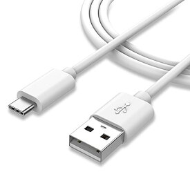 Type-C ケーブル 3m 急速充電 データ通信 充電ケーブル TypeC スマートフォン Android シンプル デザイン （ホワイト） PR-USBC3M-WH