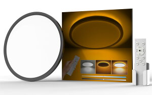 Antree LEDV[OCg 6 3600lm  VƖ Ԑڌ铔t 30cm F ɔ^ H ͋CiCgCg dC u Rt 6`8 Ceiling Light Q/rO/