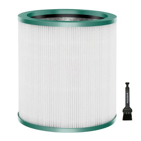 HOUQUA 空気清浄機能付ファン交換用フィルター Dyson TP03 TP02 TP00 AM11 BP01 用フィルター 抗菌フィルター 脱臭フィルター 集じんフィルター 3イン1 互換品 1個入り