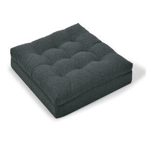 HAVARGO ���z�c �傫�� 50x50cm �ᔽ��+������ ��w�\�� �t���A�N�b�V���� 12cm�Ɍ� ���K���ɂ��Ȃ�Ȃ� ���� ���z�c ���p (�_�[�N�O���[, 50CM)