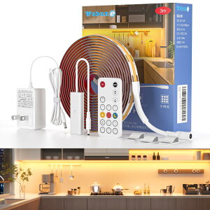 Wobane COB LEDe[vCg Lb`Cg 3M dF ԐڏƖ led RFR  Ԑݒ 960LED 1500lm Px Ɩ o[Cg LrlbgƖ 180° FRa90+ tBMA Ɩ H