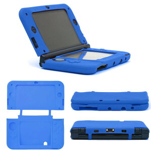 RDFJ New 3DS LL �V���R���ی�J�o�[ �Ռ��z�� �S�ʕی� ���E�ȒP �P�[�X�i�u���[�j