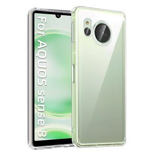 ZXZone For AQUOS sense8 P[X Yی  ϏՌ Ռz hw AQUOS Sense 8 SH-54D docomo/SHG11 au P[X p TPU Xgbvz[t \tg NA Jo[