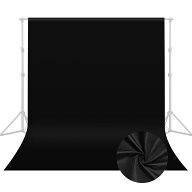 UTEBIT 背景布 黒 布 撮影 150 x 200 cm 黒い布 暗幕 折りたたみ 背景シート 無地 生地 遮光 布 厚手 黒…