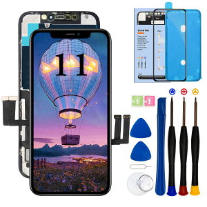 OFFOF iPhone 11 tgpl tpl LCD ʌ? ʏC t̕یtB+hV[t+ LCD ʏCLbgi 6.1C`j