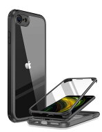 Miracase iPhone SE ケース (黒)