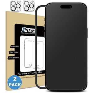 Mothca 2Zbg A`OA iPhone 15 Pro MaxΉ KXtB+JtB(2) یtB KX TT ^b` Q[tB KChgt t {Ɏqf w