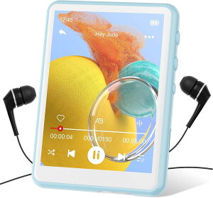 MECHEN 64GB MP3v[[ Bluetooth 5.3 fW^I[fBIv[[ y ~jyv[[ 128GB܂Ŋg\ Xs[J[ 2.4C`^b`XN[ FMWIE^EdqubNE