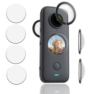 LASTE for Insta360 ONE X2 �t�B���� Insta360 ONE X2 �J���� �����Y�ی�t�B���� �̉t���ی� /�L�Y�h�~/�����ߗ� insta360 one x2 �����Y�K�[�h[6������]