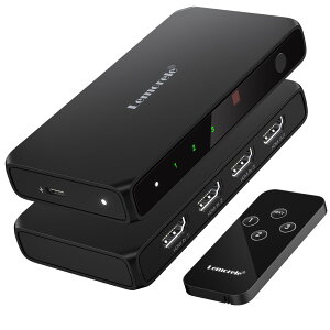 HDMI؂ւ 31o 4K@60Hz Lemorele HDMI ؑ֊ 4k HDMIz ZN^[ Rt1080P@144Hz HDCP 2.2/HDMI 2.0 HDR 3DΉ 蓮 ؂ւPS3/PS4/PS5/Switch4KΉiBlackj
