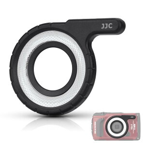 JJC LEDライトガイド LG-1 オリンパス Olympus Tough TG-7 TG-6 TG-5 TG-4 TG-3 TG-2 TG-1 対応 LG-1互換 マクロ撮影 水中撮影 アウトドア