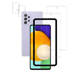 HKKAIS galaxy a52�ی�t�B�����y2+2 ���Z�b�g�z�w��F�؃K�C�h�g�t�����{���Ɏq�̗p Galaxy A52 5G SC-53B �p �K���X�t�B���� �J�����t�B���� ���� �K���X �t����� �ی�t�B����