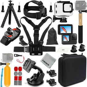 Gurmoir ANVJANZT[Lbg hP[XtAΉGopro Hero12 Black/Hero11 Black/Hero10 Black/Hero9 Black ɑΉ(DT06)
