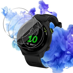 �Ή� GARMIN ForeAthlete 55 �K���X�t�B���� 3�� �ی�t�B���� �y3���Z�b�g ���{���Ɏq���z �Ή� �K�[�~�� ForeAthlete 55 �t�B���� �����K���X �t�� �ی�t�B���� �J�o�[ �d�x9H �ϏՌ� 3D Touch�Ή� ����