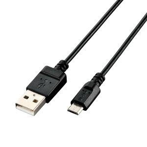�G���R�� �G�R USB�P�[�u�� 2.0 A-microB 0.9m U2C-JAMB09BK