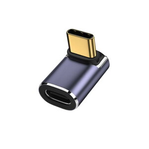 YFFSFDC USB C ϊ A_v^[ ㉺ 90° ~hxgy40Gbpsf[^]&100W/5A}[d& 8K@60HzfózL L^ ^Cvc type-c ϊA_v^ 90x IX X USB C RlN^[ XfUC Thun