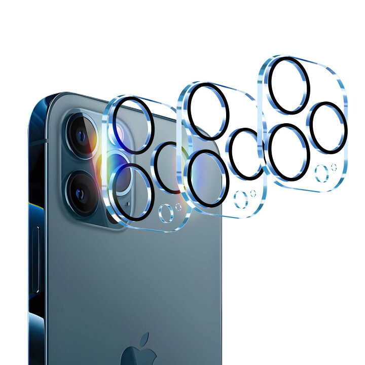 楽天市場】3枚 iPhone 12 Pro Max カメラフィルム カメラレンズ 保護 