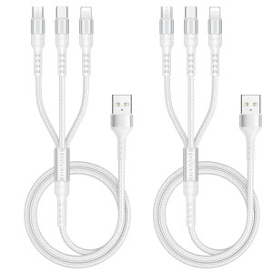 RAVIAD 3in1 [dP[uy1.2M 2{ZbgzUSB P[u 3A }[d 3C1 [dR[h USB Type C P[u Micro USB P[u Phone [dP[u 3䓯d\ Phone Android ^CvC Phone 14 13 12 Galaxy S2