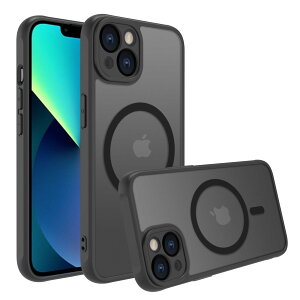 iPhone 13P[X X}zJo[ }bg }Olbg CX[d ϏՌ wh~ ~ ČRMILKiEMagsafeΉ ACtH 13 pJo[ C` PinLiSheng (ubN, iPhone 13)