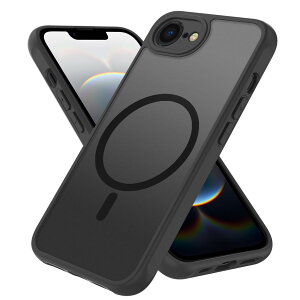 PinLiSheng iPhone 16e P[X  }bg MagSafeΉ ČRMILKi ϏՌ ΂݂Ȃ Xgbvz[t }OZ[tΉ CAX[dΉ(ubN, iPhone 16e)