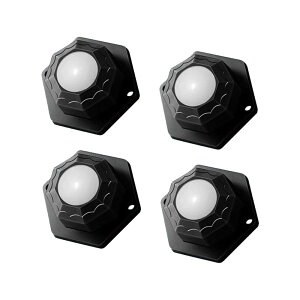 LIKENNY iCԗփ{[ Se[v ǂłLX^[ X[Y360x] {[ԗ LX^[ʃe[v ƋpLX^[ ÓIω׏d80kg ubN 4Zbg (ubN)