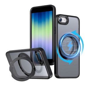 KWATUNG P[X iphone se3 pP[X iphone se2 pP[X magsafeΉ 360°]X^h cΉ O }Olbg ACtH SE3 SE2 8 7pP[X hw ČRMILKi ϏՌ iPhone SE 3/iPhone 