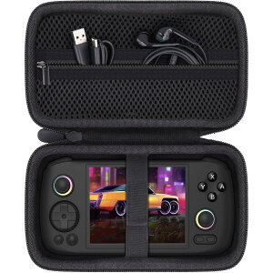 �yKhanka��p���[�P�[�X�zAnbernic RG406H Unisoc T820 �n���h�w���h�Q�[���@ RG 406H Whatsko�|�[�^�u���g�уQ�[���@�ɑΉ�,�u���b�N�i�P�[�X�̂݁j