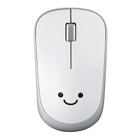 NAエレコム マウス ワイヤレス (レシーバー付属) Mサイズ 3ボタン IRセンサー 省電力 ホワイト M-IR07DRWH